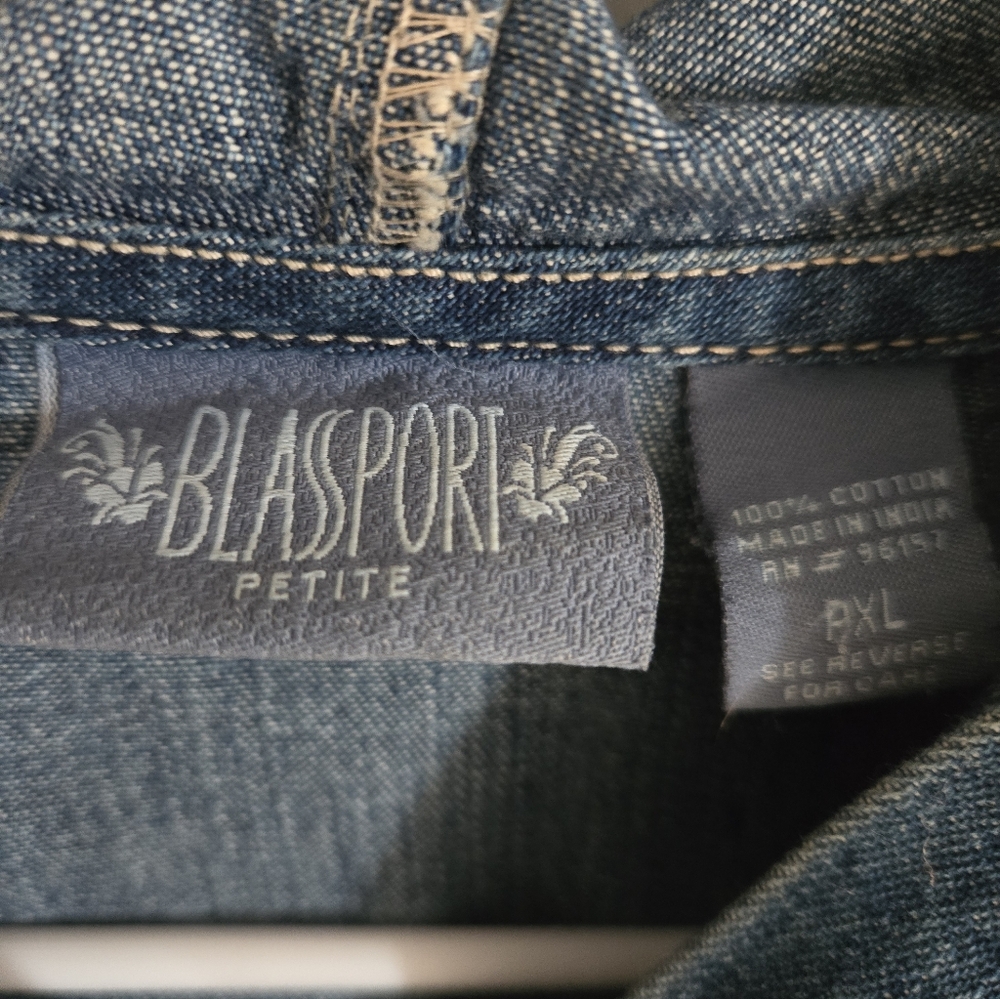 Denim Hooded Jacket - Picture 2 of 8